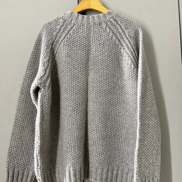 [BUNJANG] TOPTEN Grey Round Neck Knit Sweater / 탑텐 회색 라운드넥 니트