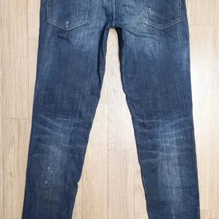 [BUNJANG] DSQUARED2 Leather Patch Slim Fit Jeans / 디스퀘어드2 가죽패치 슬림핏 청바지