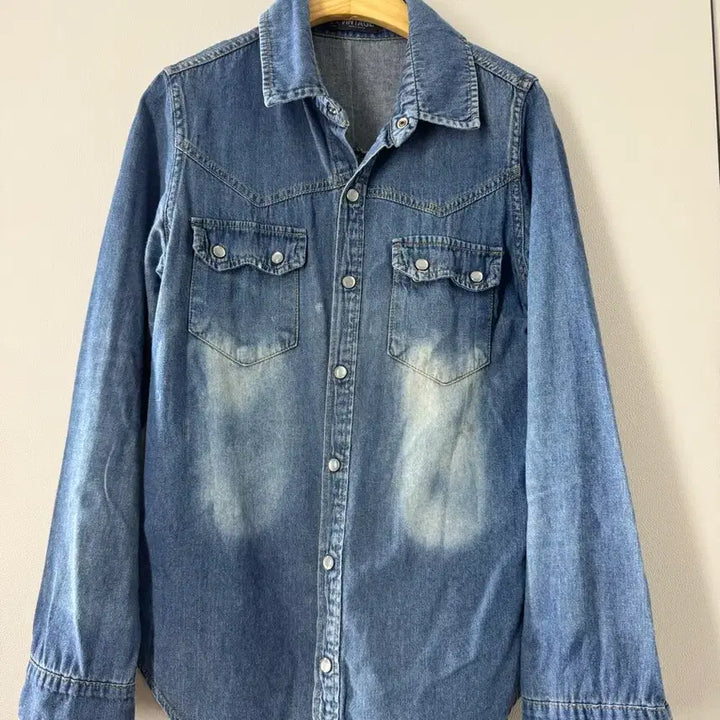 [BUNJANG] Vintage Denim Western Shirt / 빈티지 데님 웨스턴 셔츠