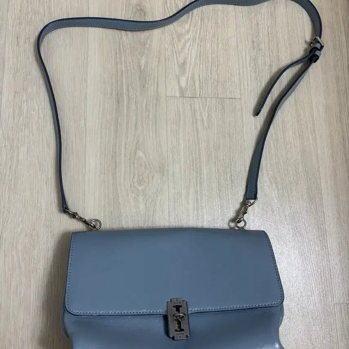 [BUNJANG] Vunque Baguette Shoulder Small Muddy Blue / 분크 바게트 숄더 스몰 머디블루