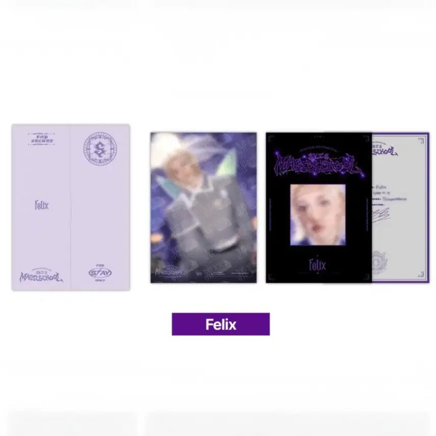 [SOLD OUT] 스트레이키즈 필릭스 매직스쿨 프로필 포스터 세트