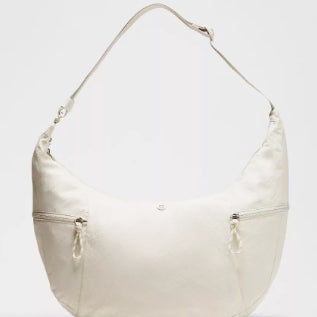 [BUNJANG] Lululemon Large Slouchy Sling Bag 13L - Ivory / Pink / 룰루레몬 라지 슬라우치 슬링백 13L [아이보리 / 핑크 / 무료배송]