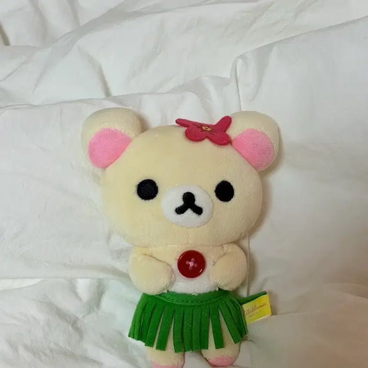 [BUNJANG] San-X Classic Korilakkuma Hawaii Plush / 산엑스 고전 코리락쿠마 하와이 인형