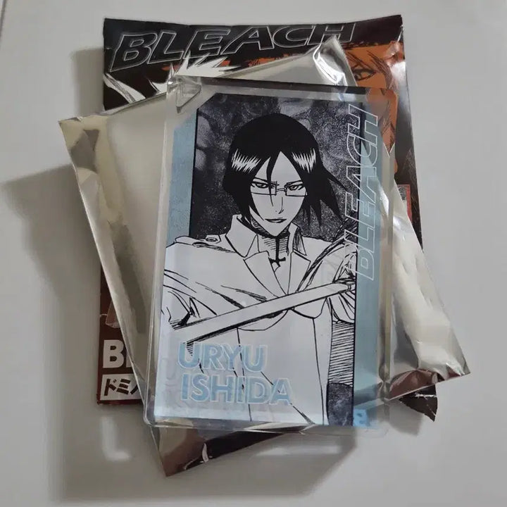 [BUNJANG] Bleach Uryu Domino-Style Acrylic Keychain / 블리치 도미노풍 아크릴 키홀더 우류