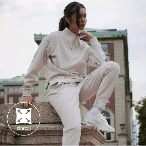 [BUNJANG] Andar Wool Jogger Pants Oatmeal Size 2 / 안다르 울 조거팬츠 오트밀 2사이즈