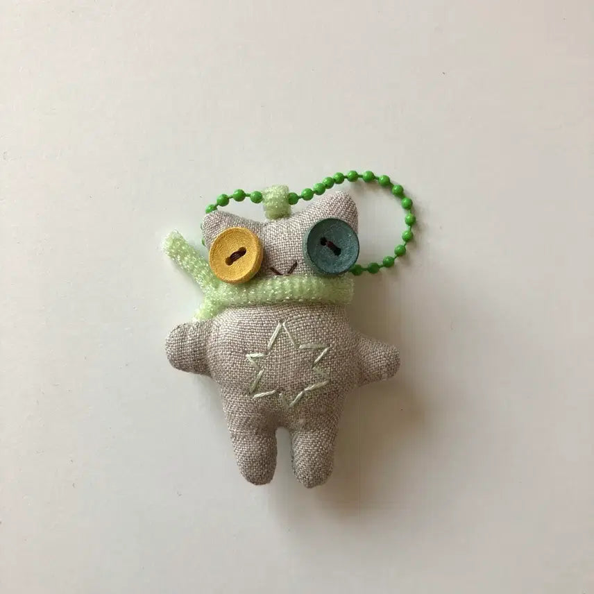 [BUNJANG] Handmade Doll Keychain / 수공예 핸드메이드 인형 키링