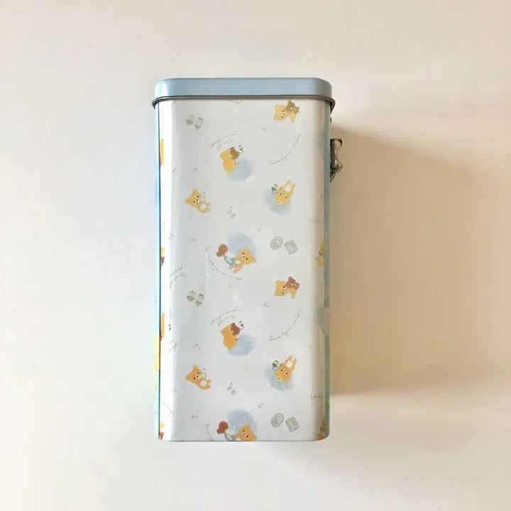 [BUNJANG] Rilakkuma Classic Square Lock Coin Bank Set / 고전 리락쿠마 정사각 자물쇠 저금통 2종 세트