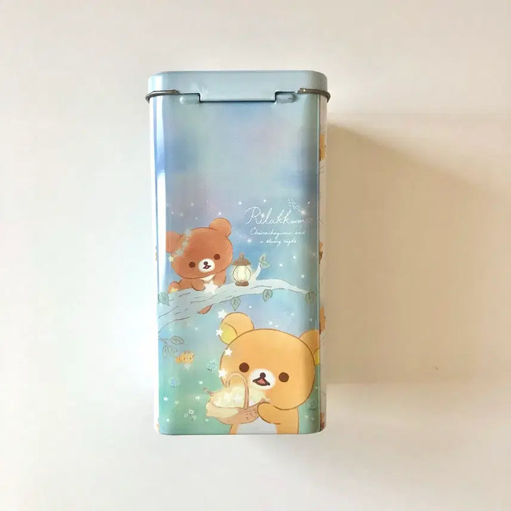 [BUNJANG] Rilakkuma Classic Square Lock Coin Bank Set / 고전 리락쿠마 정사각 자물쇠 저금통 2종 세트