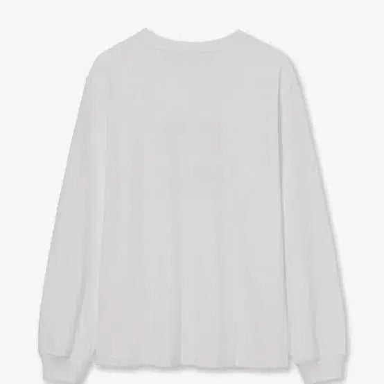 [BUNJANG] AAEIWEI Web Logo Long Sleeve T-Shirt White / 에이이에이이 웹 로고 롱 슬리브 긴팔 티셔츠 화이트