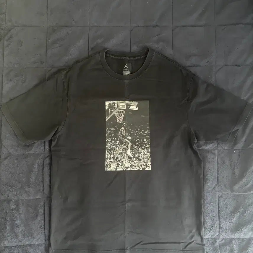 [BUNJANG] Jordan Union Collaboration T-Shirt Black / 조던 유니온 반팔티