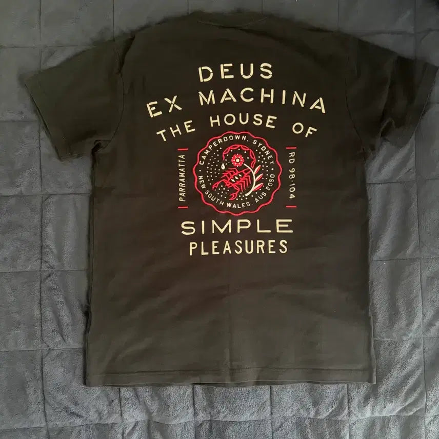 [BUNJANG] Deus Ex Machina Short Sleeve T-Shirt Black / 데우스 반팔티