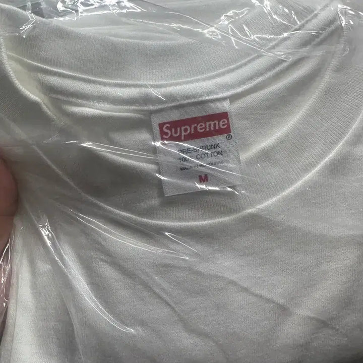 [BUNJANG] Supreme Arabic Box Logo T-Shirt White / 슈프림 아라빅 박스 로고 티셔츠 화이트 - 26SS