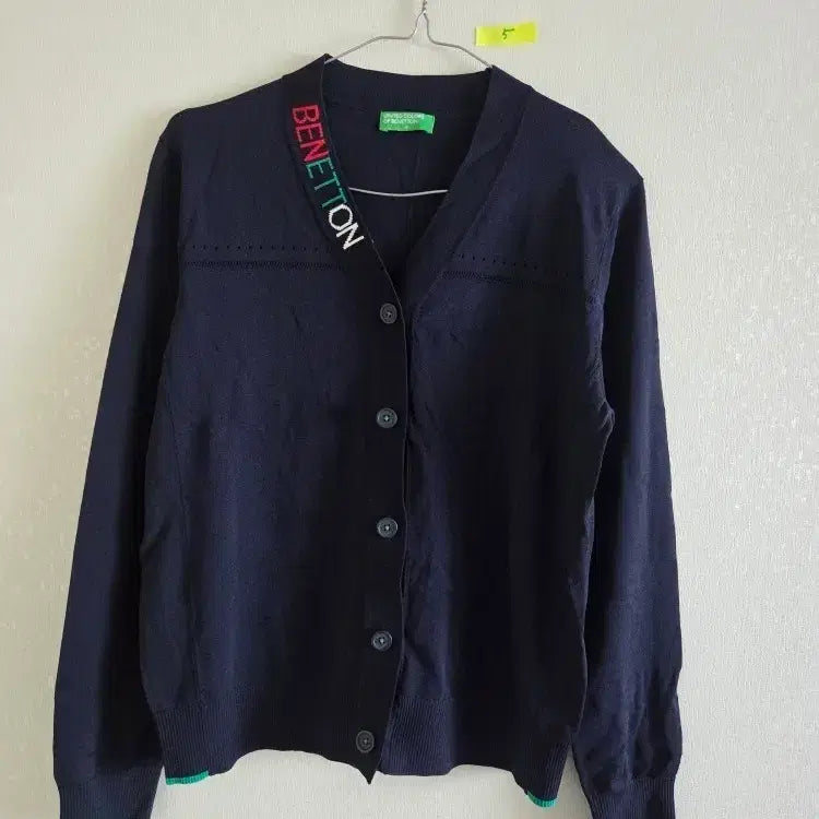 [BUNJANG] Benetton Navy Cardigan / 베네통 네이비 가디건