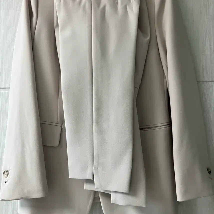 [BUNJANG] Roem Beige Blazer Set / 로엠 베이지 블레이저 세트