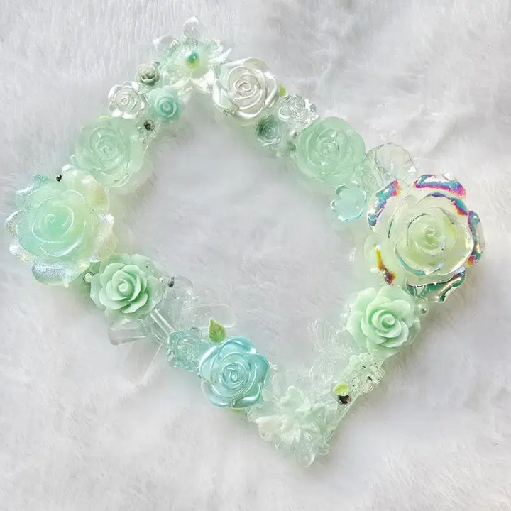 [SOLD OUT] 고급ㅡ민트 데코덴탑꾸 포카홀더
