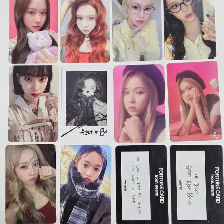 [SOLD OUT] 에스파 윈터 포카 일괄 양도 판매 처분 합니다