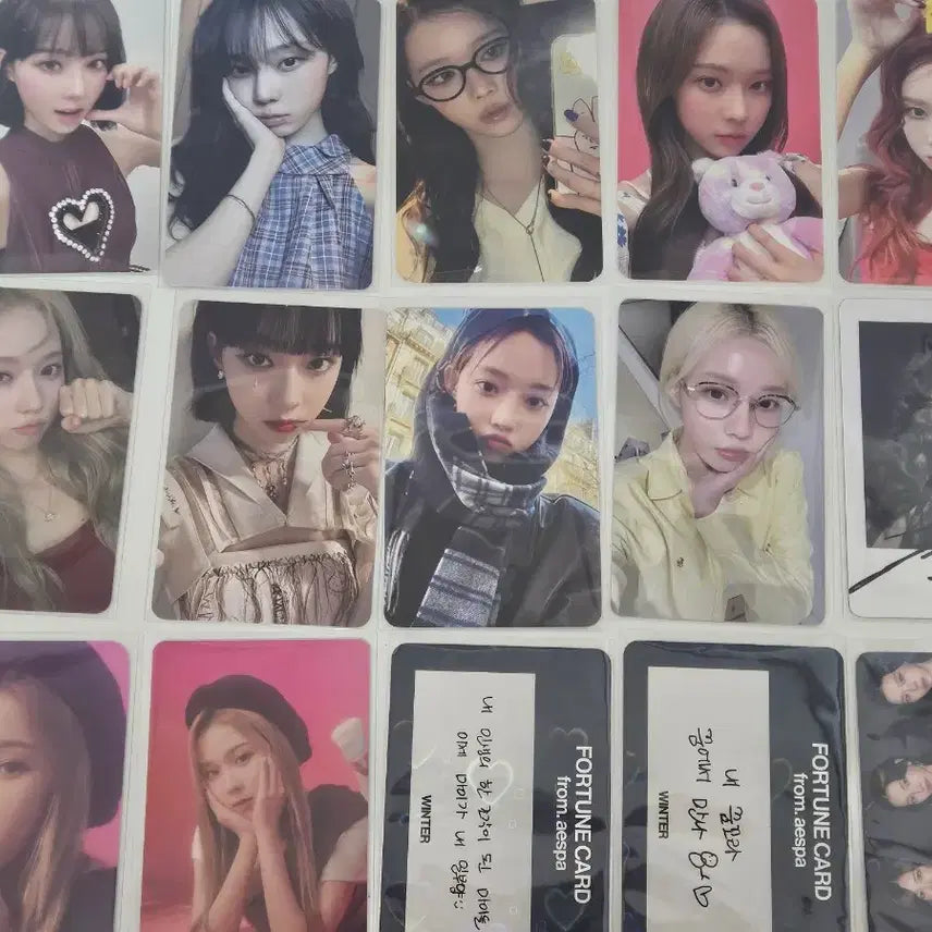 [SOLD OUT] 에스파 윈터 포카 일괄 양도 판매 처분 합니다
