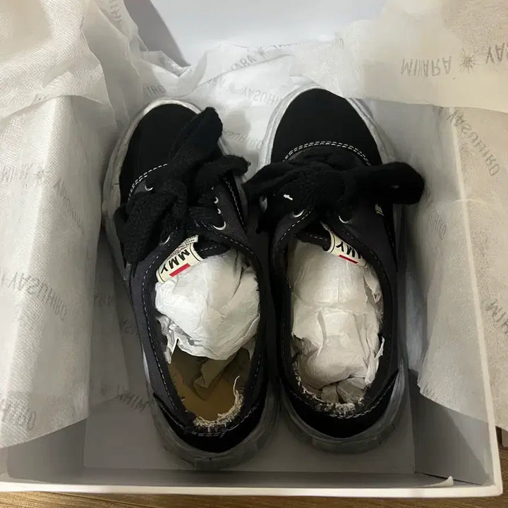 [BUNJANG] Mihara Yasuhiro Baker Sole Overdyed Black Size 40 / 미하라 야스히로 베이커 솔 오버다이드 블랙 40