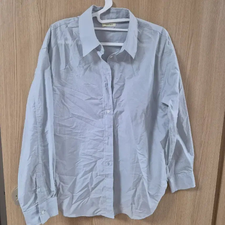 [BUNJANG] VEGETABLE Sky Blue Shirt / VEGETABLE 베지터블 하늘색 셔츠 F