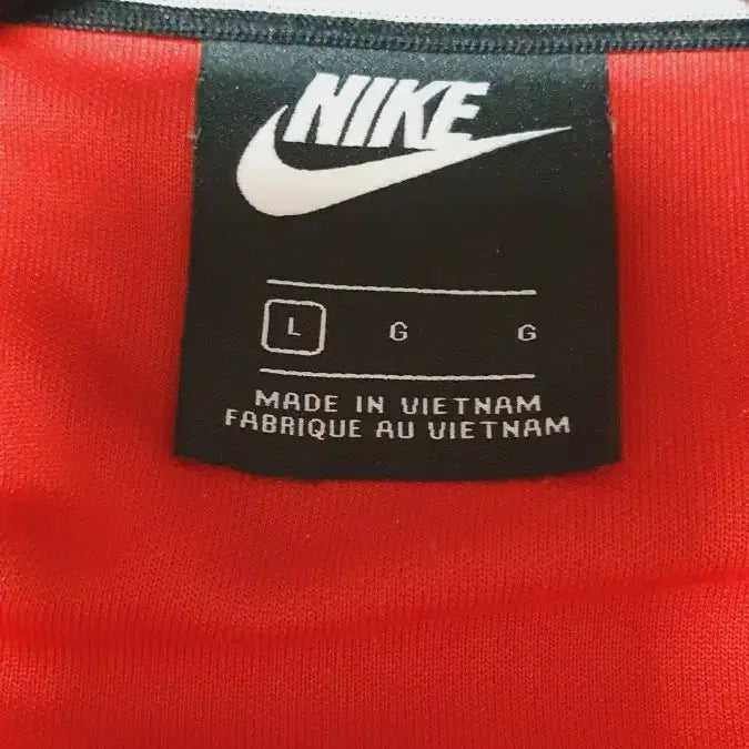 [BUNJANG] Nike Half-Zip Sweatshirt Black/White/Red Size L / 나이키 반집업 L
