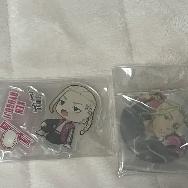 [BUNJANG] Tokyo Revengers Draken Acrylic Stand &amp; Badge Set / 도리벤 드라켄 아크릴 스탠드,뱃지