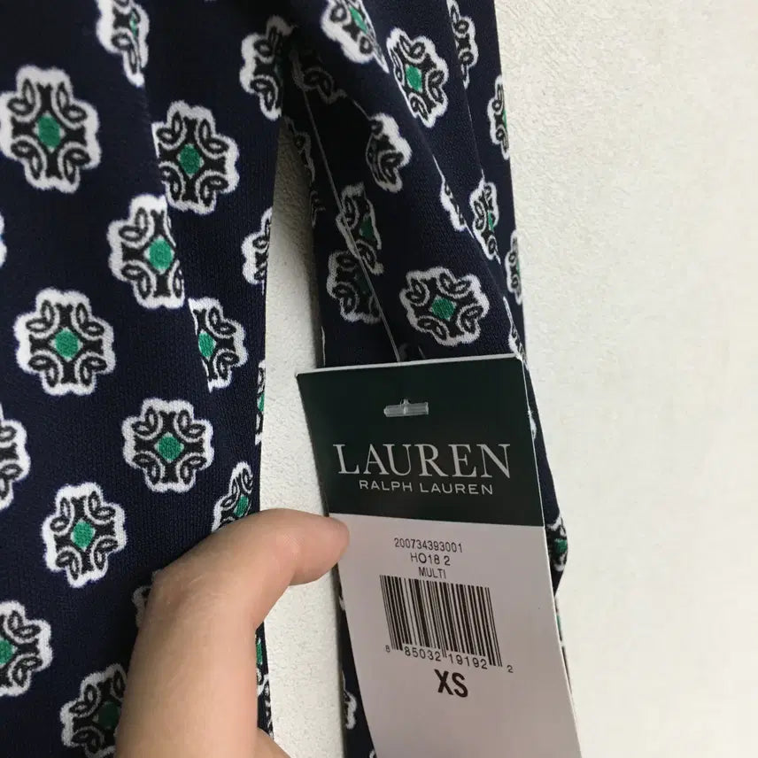 [SOLD OUT] 새상품 랄프로렌폴로 패턴 원피스 xs