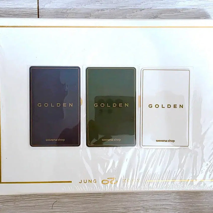 [SOLD OUT] 방탄소년단 BTS 정국 골든 GOLDEN 위버스 특전 PVC 포카 럭드