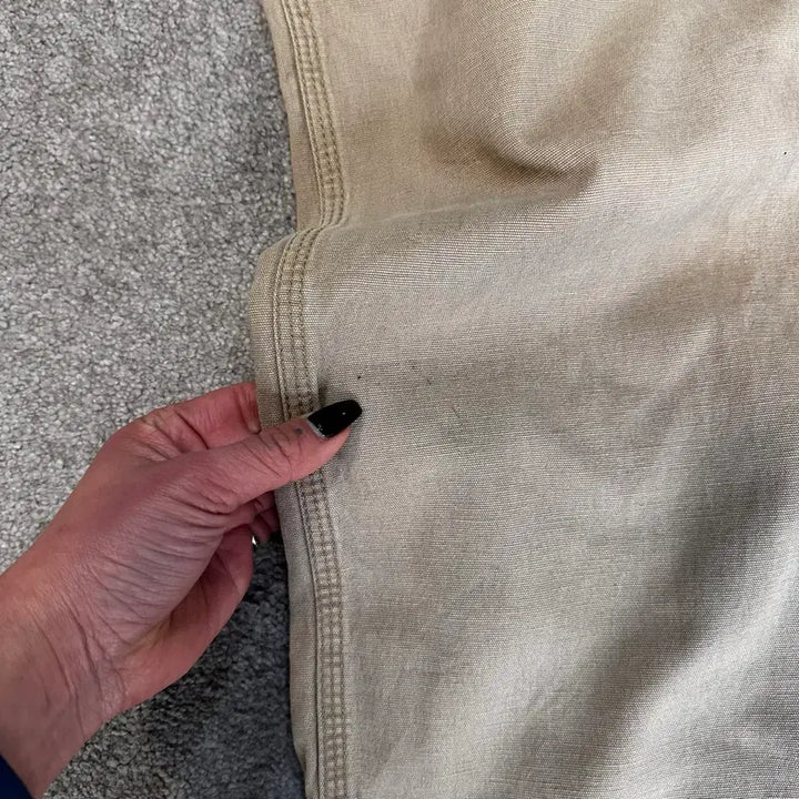 [BUNJANG] Carhartt Light Beige Cotton Carpenter Work Pants / 칼하트 라이트 베이지 코튼 카펜터 워크 팬츠(36)
