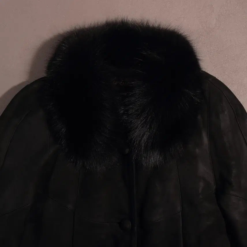 [BUNJANG] Vintage Fur Mustang Coat / 빈티지 퍼 무스탕 코트 C244
