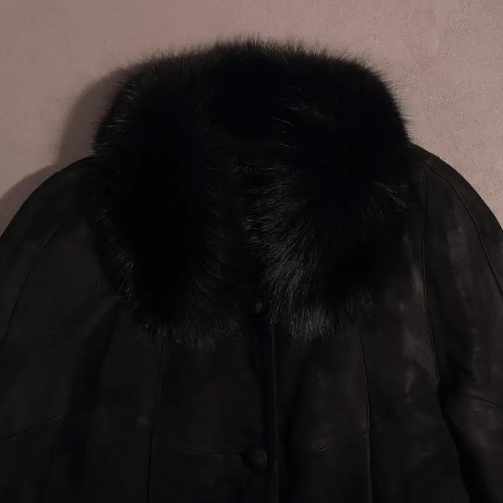 [BUNJANG] Vintage Fur Mustang Coat / 빈티지 퍼 무스탕 코트 C244