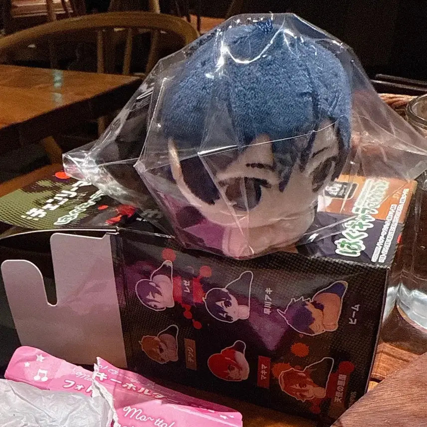 [BUNJANG] Chainsaw Man Aki Hug Character Plushie Keychain / 체인소맨 허그캬라 아키 누이 키링