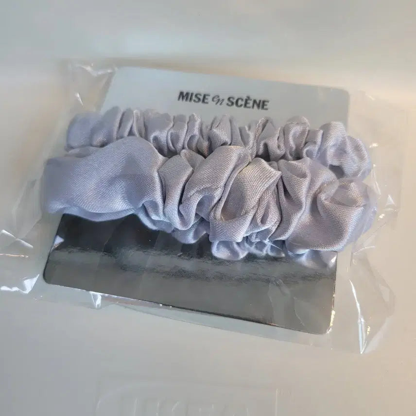 [BUNJANG] Miseenscene Silk Scrunchie Set (2 Pieces) / 미쟝센 실크 곱창 머리끈 스크런치  2개 세트