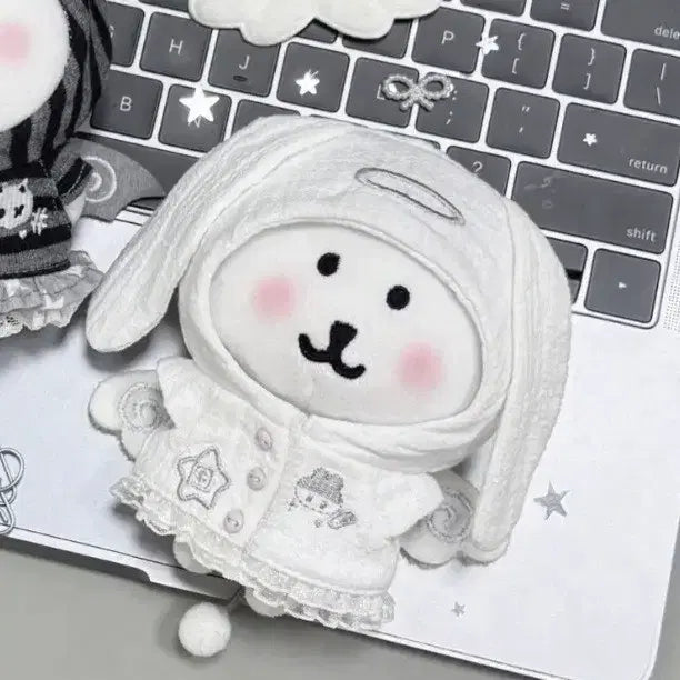 [BUNJANG] 10cm Doll Angel Outerwear / 현물) 10cm 인형옷 천사 외투