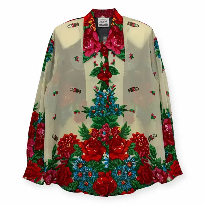 [BUNJANG] Moschino Patterned Shirt / 모스키노 패턴 셔츠