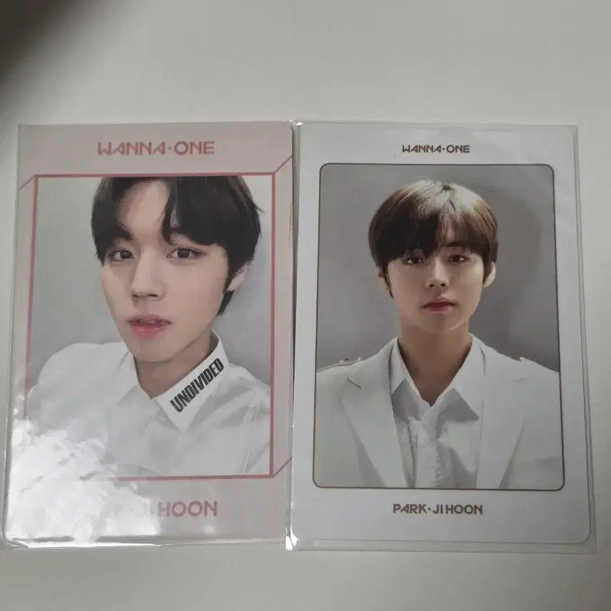 [BUNJANG] Wanna One Park Ji Hoon Photocard Bundle Set / 워너원 박지훈 포카 2장 일괄