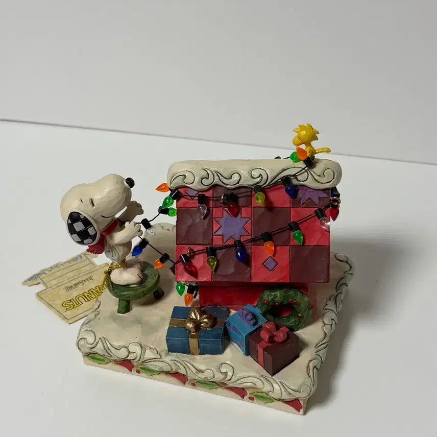 [BUNJANG] Jim Shore Snoopy Christmas Figurine / 스누피 짐쇼어 크리스마스 장식 피규어