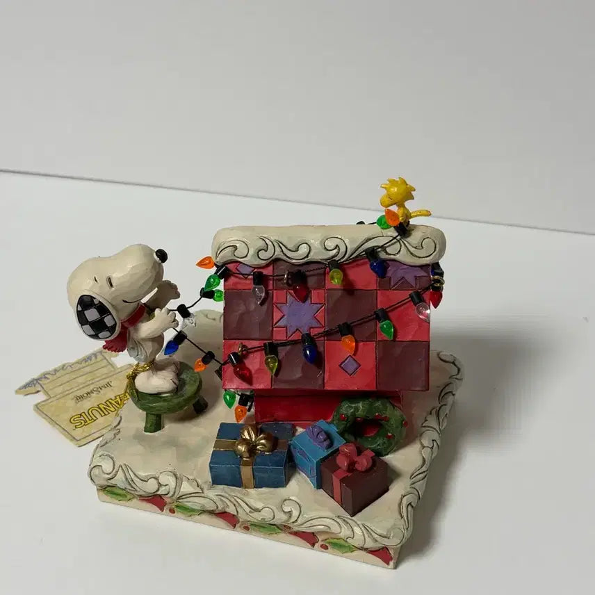 [BUNJANG] Jim Shore Snoopy Christmas Figurine / 스누피 짐쇼어 크리스마스 장식 피규어