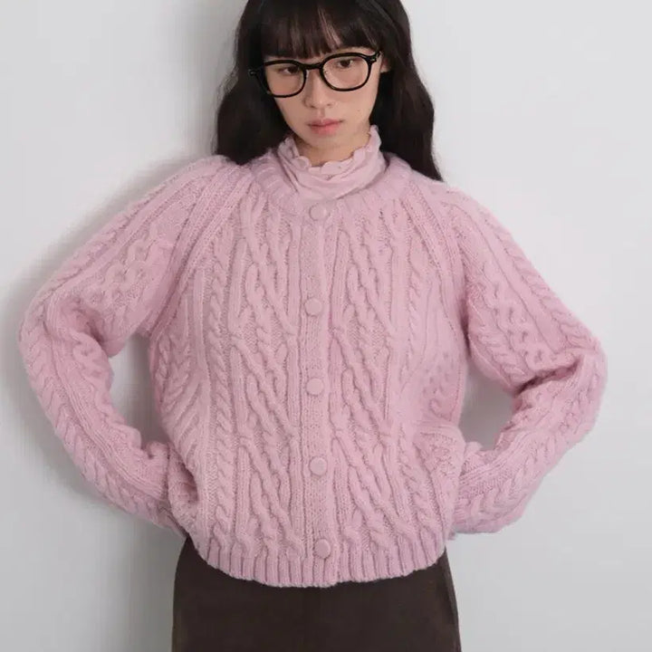 [BUNJANG] Cable Knit Cardigan / 모의 케이블 니트 가디건 / 정가 198,000원
