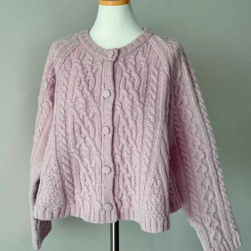 [BUNJANG] Cable Knit Cardigan / 모의 케이블 니트 가디건 / 정가 198,000원