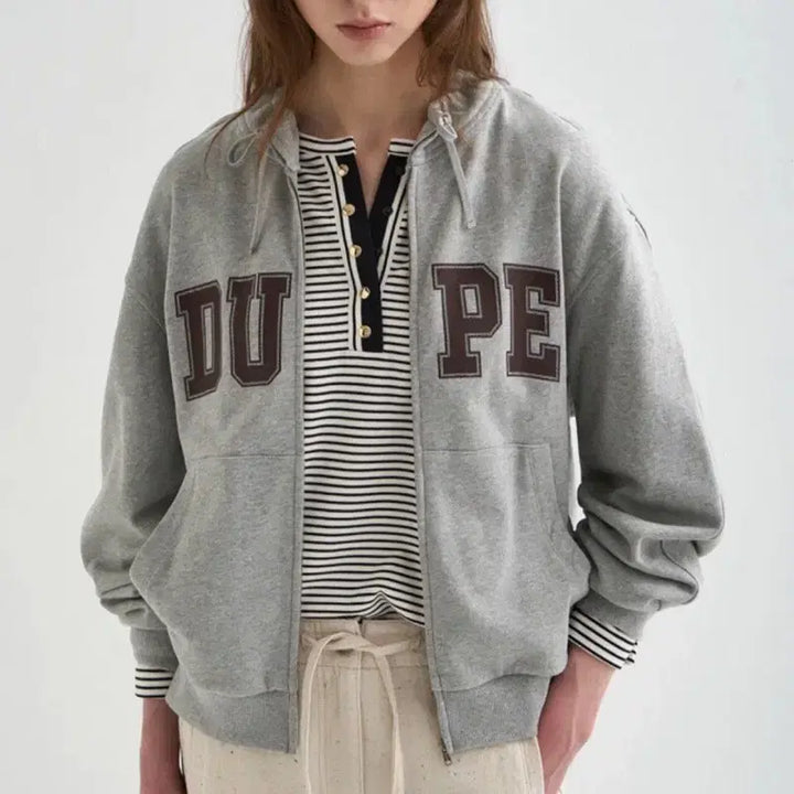 [BUNJANG] System Layered Panel Zip-Up Jumper / 한섬 26ss신상 시스템 레이어드 패널 집업점퍼 프리