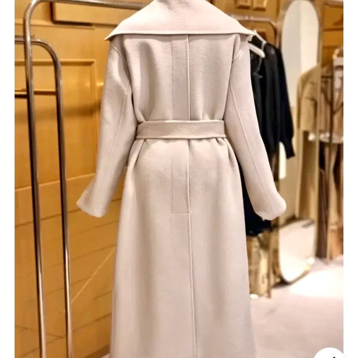 [BUNJANG] Egoist Handmade Wool Coat Ivory / 에고이스트 핸드메이드 울코트 55 아이보리(1회착용후세탁)