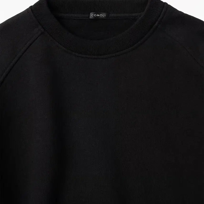 [BUNJANG] COMOORY Cotton Sweat Crewneck Black / 코모리 코튼 스웻 크루넥 블랙 3