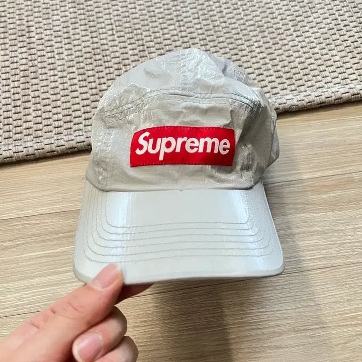 [BUNJANG] Supreme Gloss Ripstop Camp Cap / 슈프림 글로스 립스탑 캠프캡