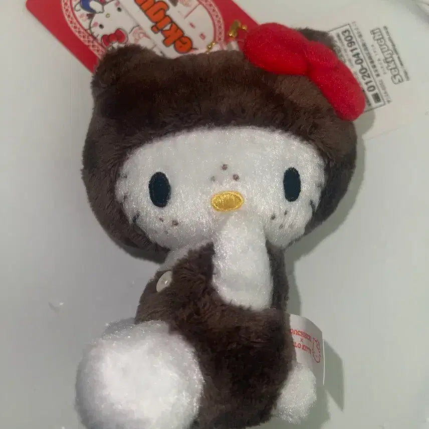 [BUNJANG] Hello Kitty x Monchhichi 50th Anniversary Collaboration Keychain / 헬로키티 몬치치 콜라보 50주년 키링