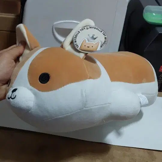 [BUNJANG] Cute Soft Corgi Plush Toy / 귀여운 말랑 웰시코기 인형