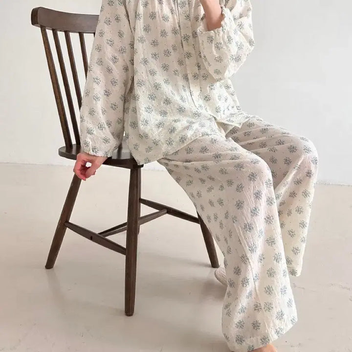 [BUNJANG] Silky Loose-Fit Lounge Wear Set / 실키 루즈핏 라운지웨어세트
