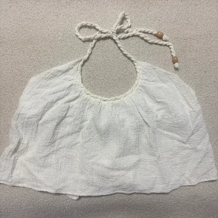 [BUNJANG] ZARA Braid Top Ivory M / 자라 브레이드 탑 아이보리 M