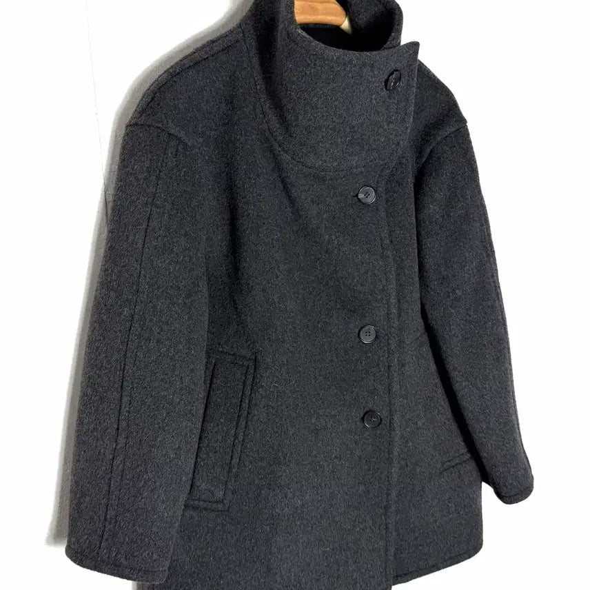 [BUNJANG] I.A. Charcoal Coat / 이아 코트