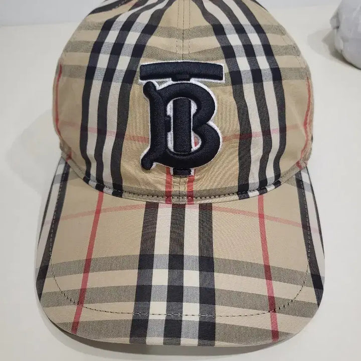 [BUNJANG] Burberry Striped Monogram Cap / 버버리 스트라이프 모노그램 볼캡