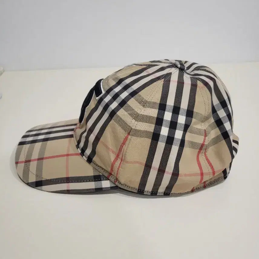 [BUNJANG] Burberry Striped Monogram Cap / 버버리 스트라이프 모노그램 볼캡